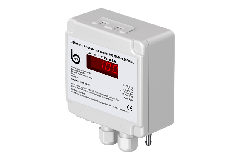 985M / 985A- BECK Transmetteurs de pression différentielle IP65